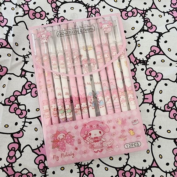 (7) set SANRIO ERASABLE PENS BLACK INK - Picture 4 of 8